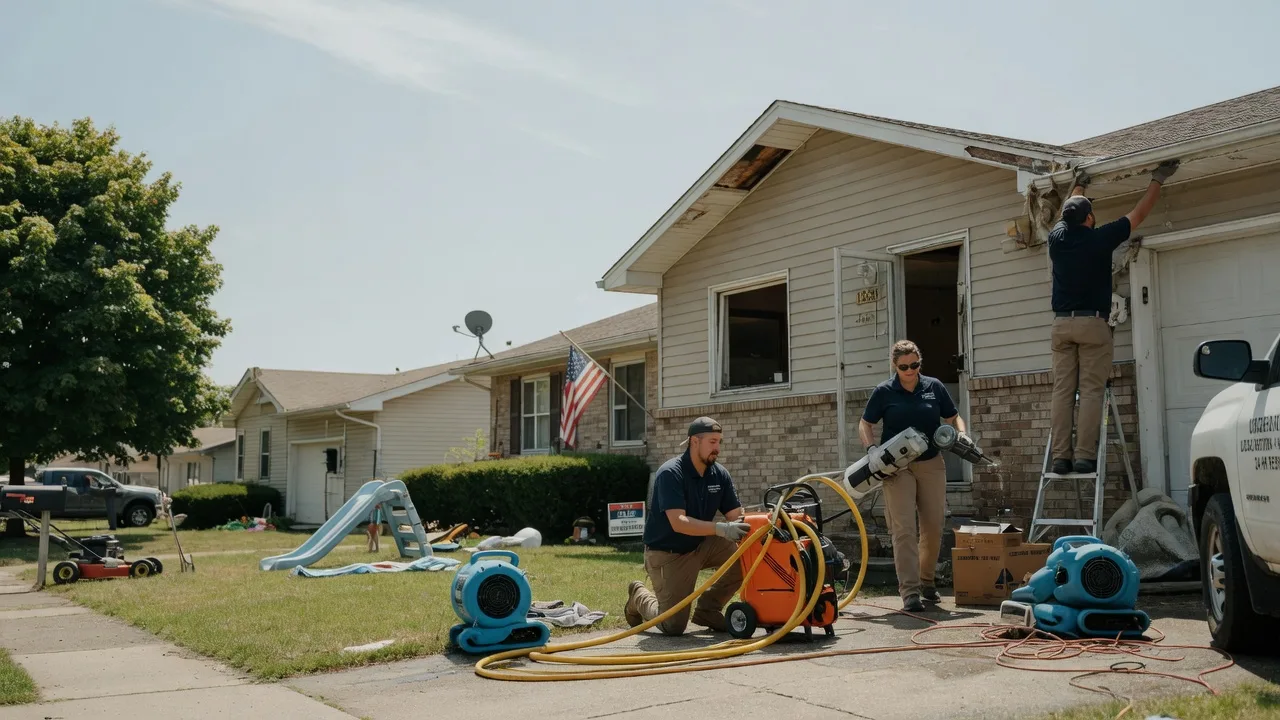 Water Damage Restoration in Sidney, IL near me